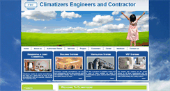 Desktop Screenshot of climatizers.in